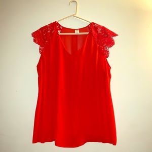 *BOGO* CityStreets Women’s  XXL Cap-Sleeve Blouse